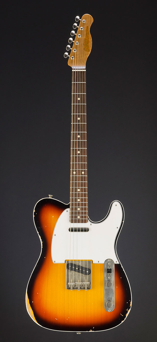 XTC-1White Binding 3 Tone Burst (Lacquer)