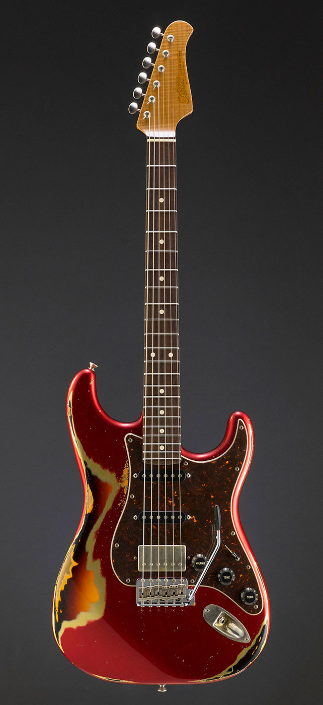 XSC-2 Dark Candy Apple Red over3TB (Lacquer)